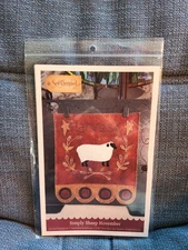 Sew Cherished SIMPLY SHEEP November Harvest Wool Applique Pattern Decor NEW