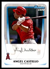 2011 Bowman Prospects Angel Castillo Los Angeles Angels #BP57