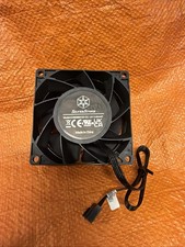 Lot of 2 Silverstone CC8025H12D fans, 80x25mm...