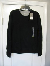 NWT Women's TEK GEAR Crewneck Sweatshirt Black Color Size M