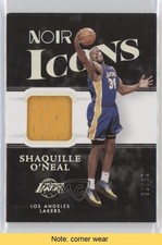 2021-22 Panini Noir Icons Memorabilia /75 Shaquille O'Neal #IM-SON HOF READ 2zw