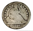 1840 O New Orleans Seated Liberty 10C Silver Dime