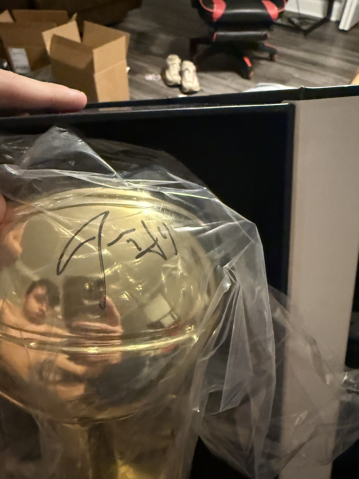 Jrue Holiday Autographed Signed Fanatics Larry Obrien Trophy 
