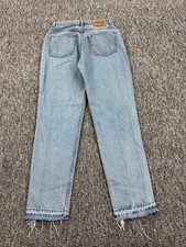 Vtg Gap Jeans Women 8 Ankle Slim Fit High Rise Light Wash Denim Made In USA