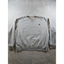 Champion Crewneck Sweatshirt Womens XL Grey Fleece Athleisure