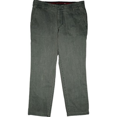 MEYER 24 L28 Jeans Hose used Grau Herren Monza Chino Stoff Stretch Straight W34