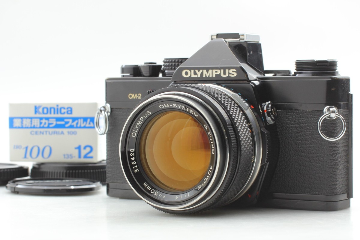 美品　オリンパス　OLYMPUS　OM-2 1:1.4 50mm Near MINT] Olympus OM-2 Film Camera w/ 50mm F1.4 Lens From