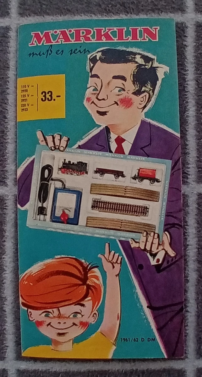 Märklin H0 Werbe-Flyer / Prospekt von 1961/62 / OTNN 07 61  th  / TOP / Original