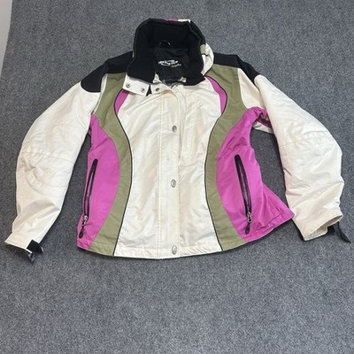 Obermeyer Ridgeline Women s Ski Jacket Size 14 with hood wind/rain proof