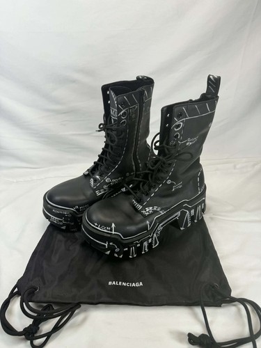 Balenciaga Strike Graffiti Boot US 10 SPB-MS 363347