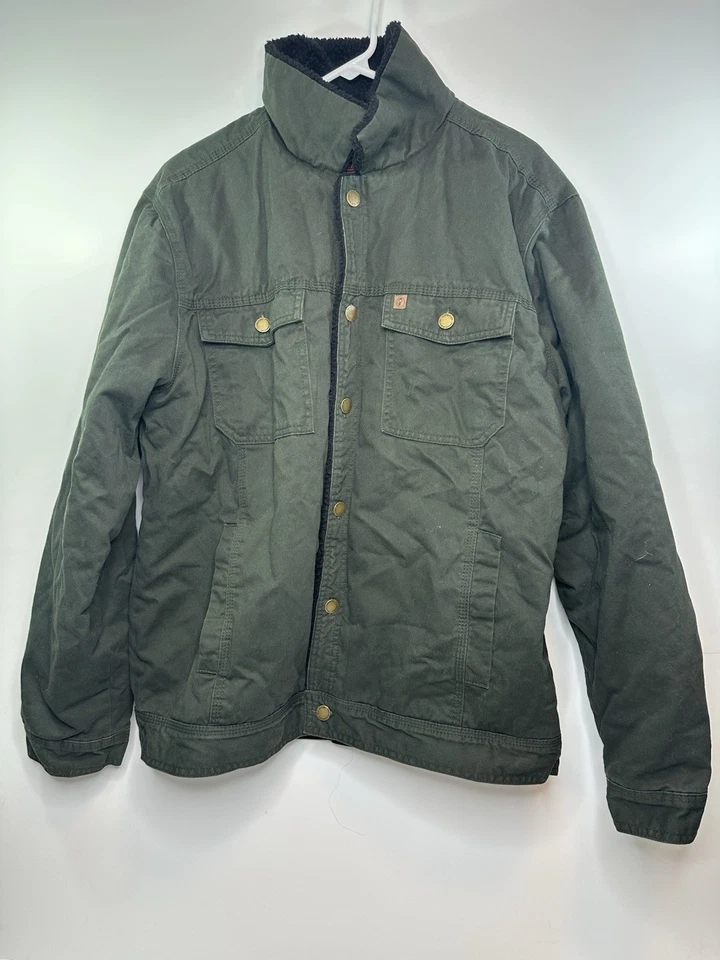 Usado en Excelente Condición Coleman Sherpa Chaqueta Forrada Lona Ropa de Trabajo Exterior Hombres Talla Grande Foto 2 de 4