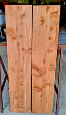 Two-15/16"x10"x47" Eastern Red Cedar Aromatic Boards Air Dried-As Pictured- A