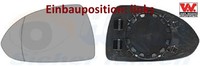 VAN Wezel 3750835 Spiegelglas FüR AußEnspiegel Links FüR Opel