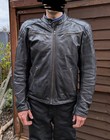 Motorbike Leather Jacket 54 Halvarssons