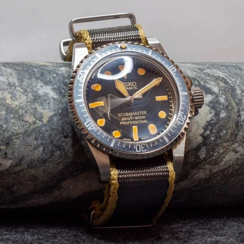 Seiko Mod Military-Style Diver Retro Vintage Automatic Watch NH38 NH35