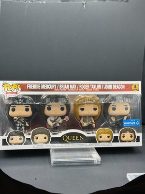 Funko Pop Rocks Queen 4-Pack Walmart Exclusive Freddie Mercury Brian May