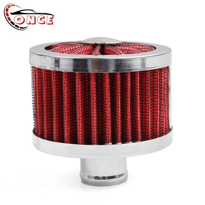 #ad #ad Chrome Extra Flow 1quot; to 1 1 4quot; Push In Valve Cover Baffle Breather Vent Filter $12.85