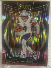 2024 Panini Select - Antonio Gibson Black Red Prizm Shock #7 Patriots Commanders