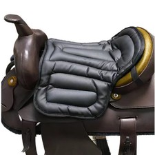 Western Horse Saddle Tush Cushion Pad Comfortable Seat Cover For Long Trail Ride