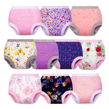 BIG ELEPHANT Baby Girls Cotton Potty Training Underwear Pants 2T - Pink