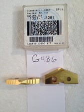 2 NEW 1.3281" ALLIED SPADE DRILL INSERT BIT 132T-1.3281 AMEC 2 T-A TIN G486 