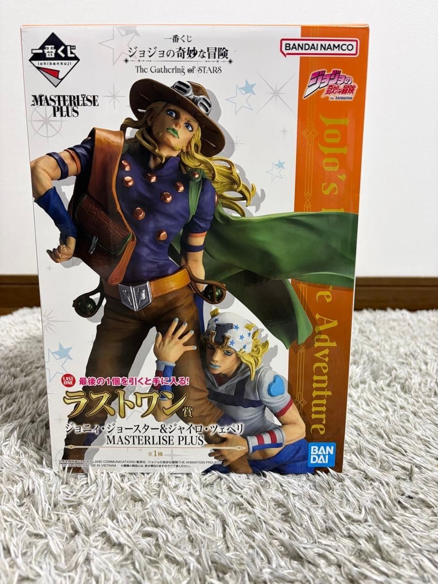 【開封済】一番くじGYRO ZEPPELT フィギュア ジョジョの奇妙な冒険B賞 Ichiban Kuji JoJo Johnny Joestar & Gyro Zeppeli Figure Last One