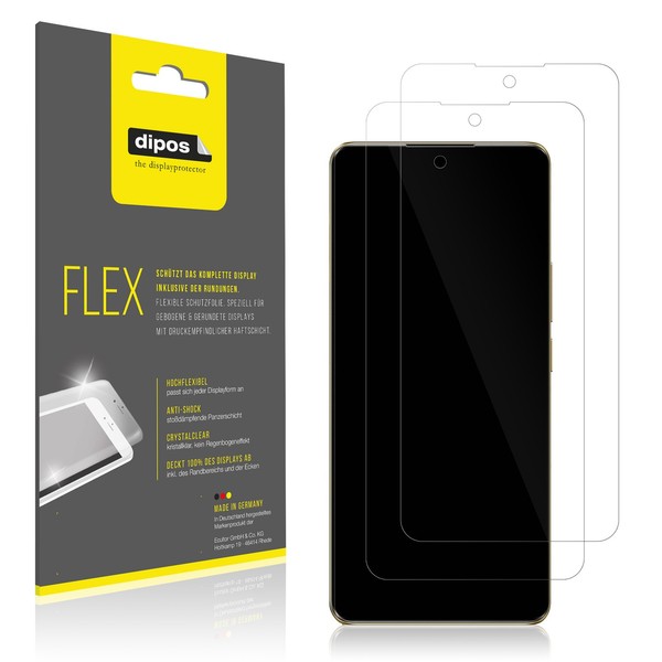 2X 3D Full Cover Schutzfolie FüR Realme 12 Pro 5G Panzerfolie Anti-Shock-image