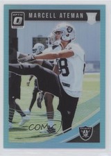 2018 Donruss Optic Rookies Aqua Prizm 281/299 Marcell Ateman #145 1qy