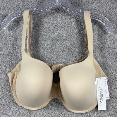 Dominique 3972 Seamless Full Coverage Underwire Bra Nude 44DD/E NEW