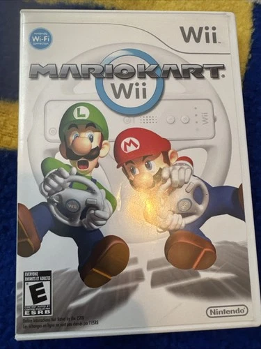 Mario Kart Wii (Nintendo, 2008) CIB Complete Tested Working, Mint Condition