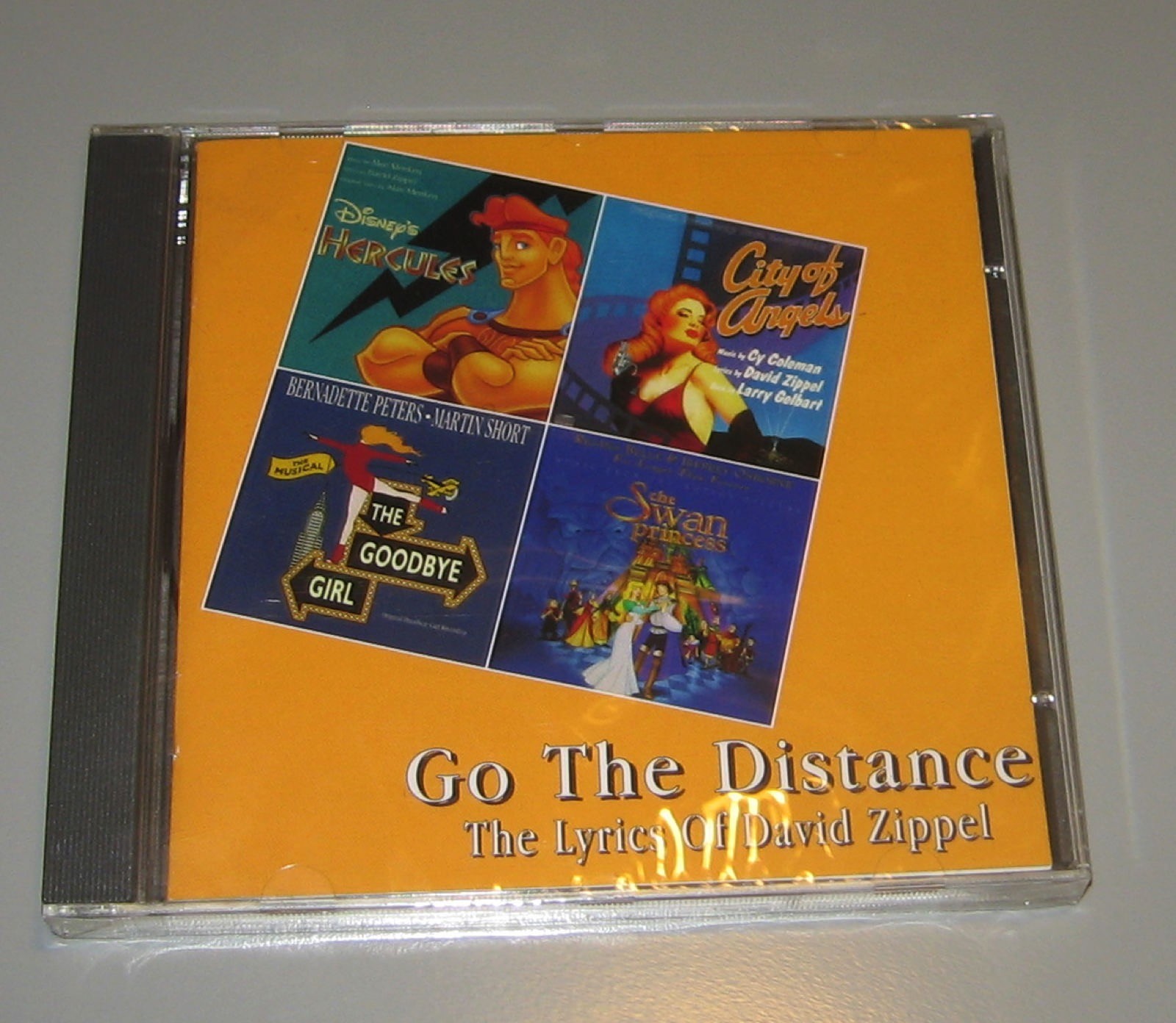Go The Distance - The Lyrics Of David Zippel CD RARE Promo Hercules Goodbye Girl