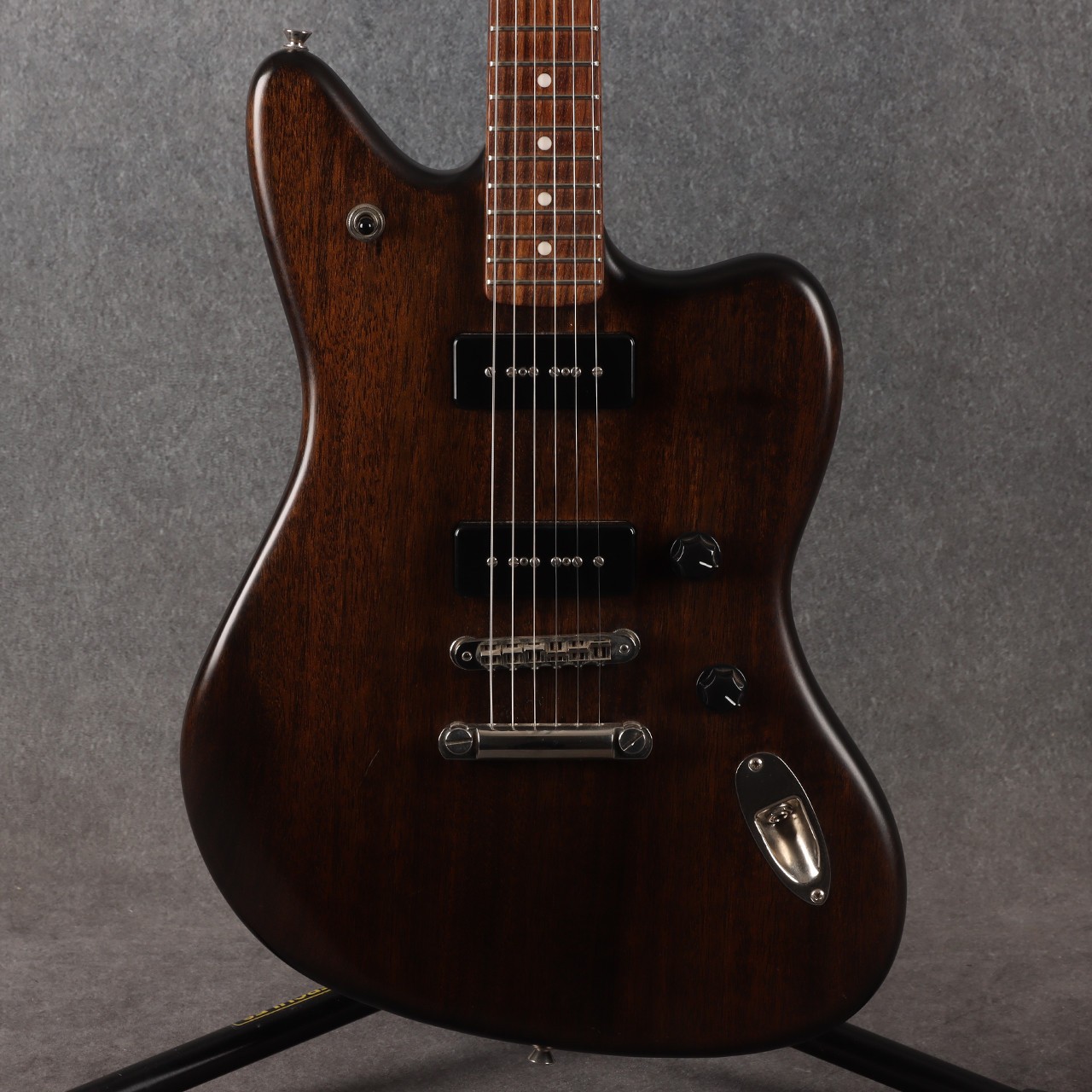 Fender Modern Player Jaguar - Black Transparent - 2nd Hand
