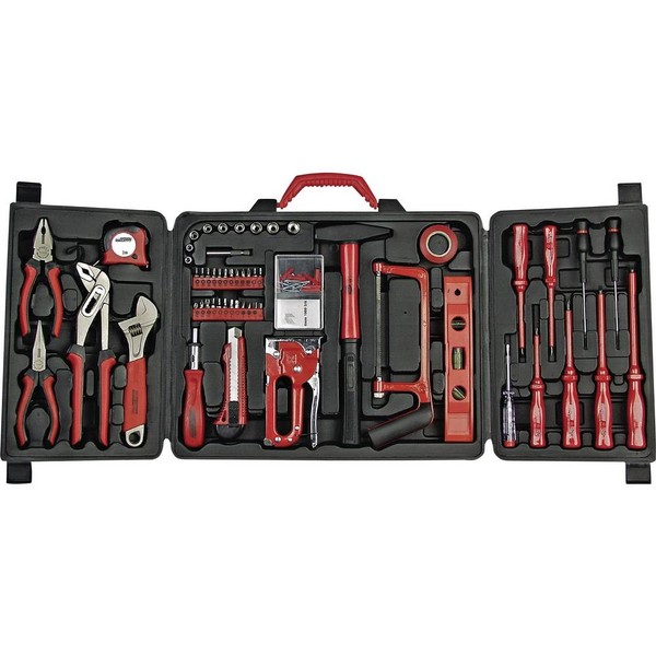 BrüDer Mannesmann M29065 Werkzeugset Heimwerker Im Koffer 60Teilig-image