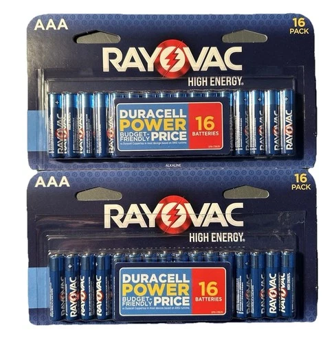 Rayovac High Energy AAA Batteries 32 Count Exp 12/2036 Brand New