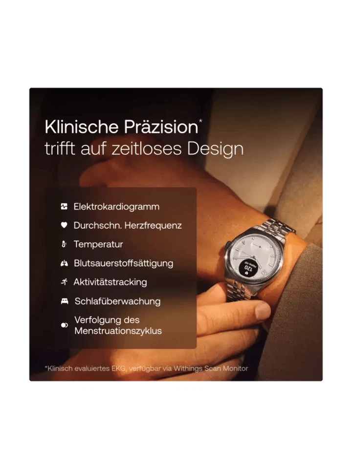 WITHINGS Scanwatch Nova Brilliant - HWA10-MODEL11 - Smartwatch - Hybriduhr - Bild 4 von 4