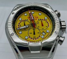 Invicta RACING RedLine 48mm Men's Watch Yellow Chronograph Dial 47748
