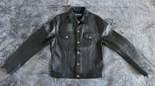 TOM FORD EXTREMELY RARE Mens Black Leather Tr...