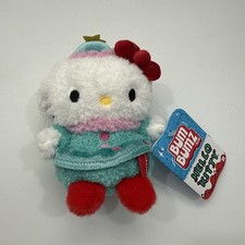 NEW BUM BUMZ By Russ HELLO KITTY Christmas Tree 4.5" Holiday Plush 2025 Jazwares