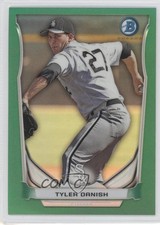 2014 Bowman Prospects Chrome Green Refractor 57/75 Tyler Danish #BCP54 1u1