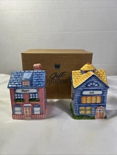 Vintage Avon 1997 Cottage Collection Salt & Pepper Shakers Brand New 