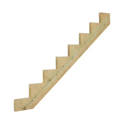 #ad #ad 8 Step Ground Contact Pressure Treated Pine Stair Stringer $165.60