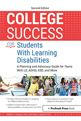 College Success for Students with Learning Disabilities - Paperback / softback N