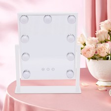 Hollywood Mirror Vanity Make Up Mirror & 9 Lights LED Dressing Table Mirror+10X!