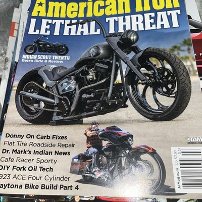 American Iron Magazine # 385 2019-20. Indian Scout Twenty, Harley-Indian Review