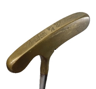 Acushnet Bullseye Putter La Cita Golf Course Std Dual Sided Fluted Steel 35''