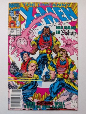 Uncanny X-Men 282 Newsstand  First Appearance Bishop Key 1991 High Grade 