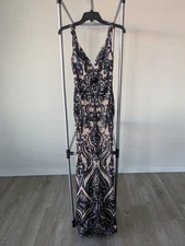 Windsor Mariah Formal Sequin Mesh Mermaid Dress Women's Size S