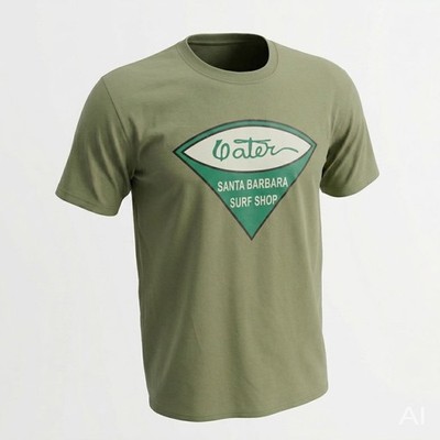 Santa Barbara Surf Shop T-Shirt. LT Col Kilgore in ''Apocalypse Now'' Vietnam W...