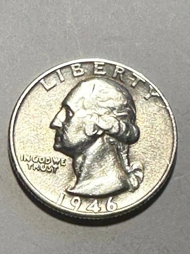 1946 D WASHINGTON QUARTER    ONE BEAUTIFUL COIN 328