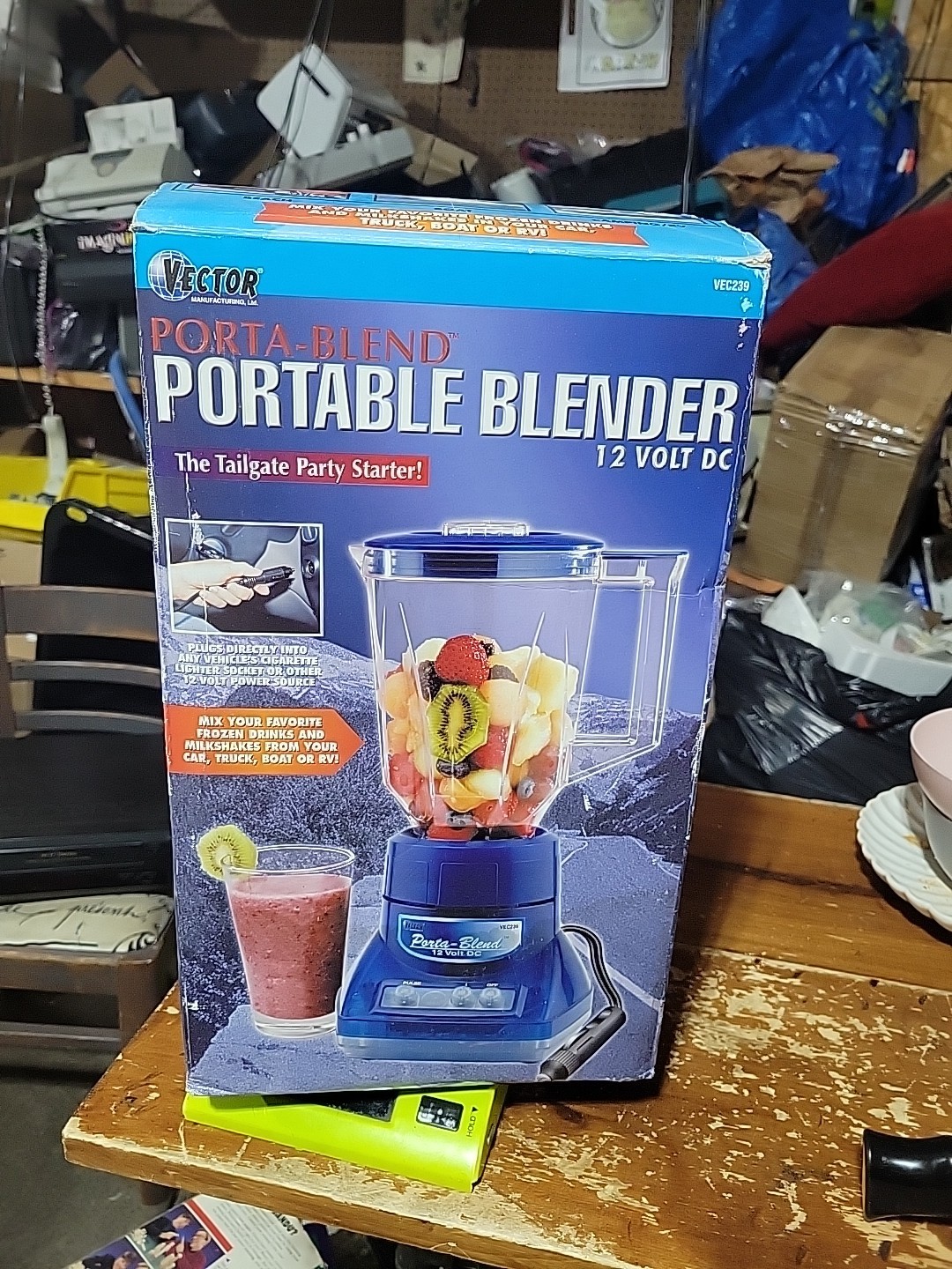 Vector Outdoor 12 Volt Porta Blend Portable Blender RV BOAT 
